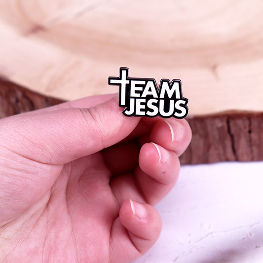 Jesus Enamel Pin Badge - Faith Fashion Accessory