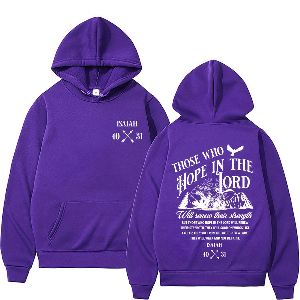 Christlicher Hoodie mit Jesus-Print – Unisex-Glaubens-Pullover für Damen & Herren