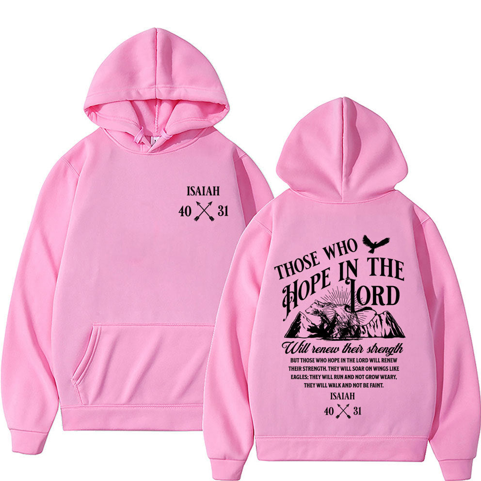 Christlicher Hoodie mit Jesus-Print – Unisex-Glaubens-Pullover für Damen & Herren