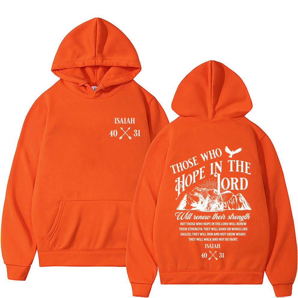 Christlicher Hoodie mit Jesus-Print – Unisex-Glaubens-Pullover für Damen & Herren