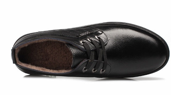 Zapatos casuales de vestir para hombre con puntera redonda estilo británico