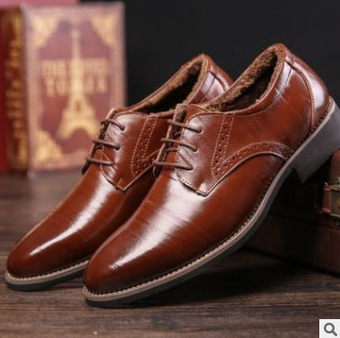 Zapatos de vestir y de negocios de cuero para hombre de horma ancha