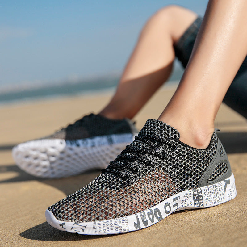 Atmungsaktive Herren-Skateschuhe aus Mesh mit Schnürung