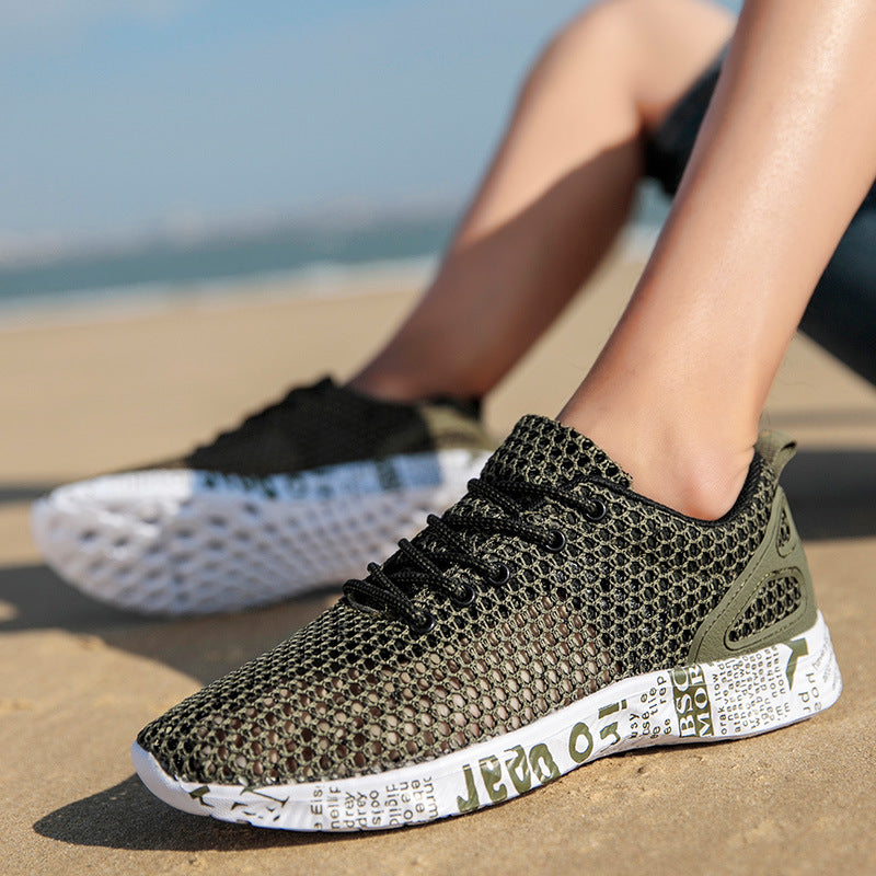 Atmungsaktive Herren-Skateschuhe aus Mesh mit Schnürung