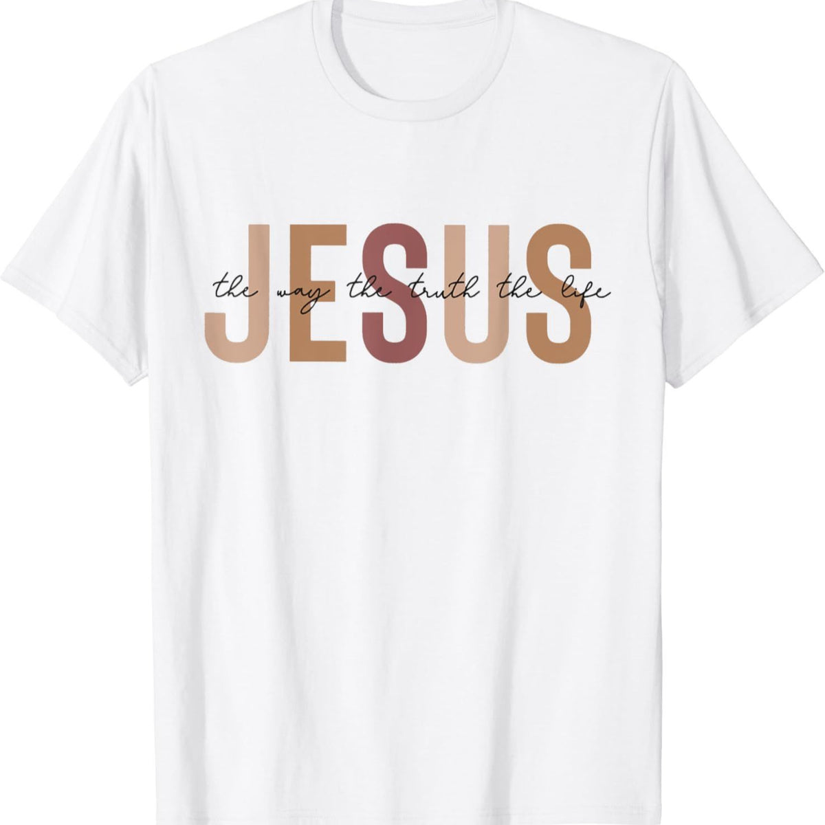 „Der Weg, die Wahrheit“ – christliches T-Shirt, Unisex-Glaubensshirt für Frauen, Männer und Kinder