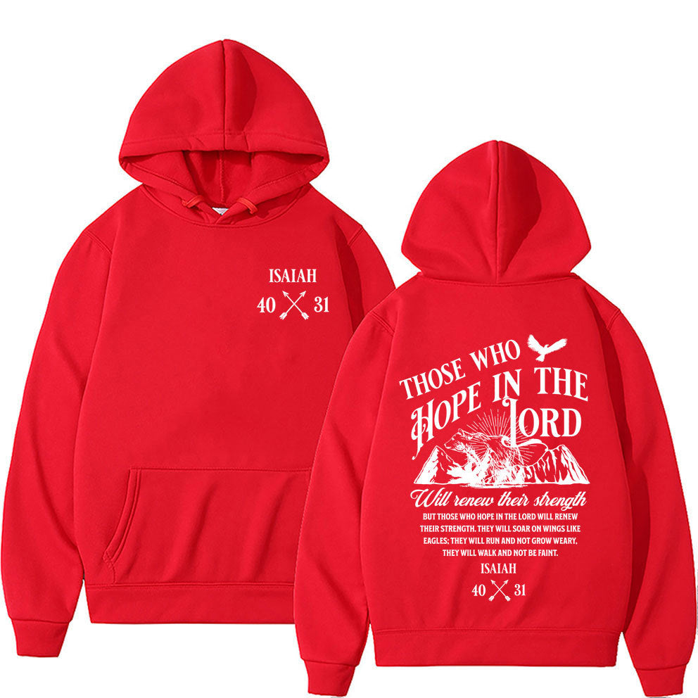 Christlicher Hoodie mit Jesus-Print – Unisex-Glaubens-Pullover für Damen & Herren