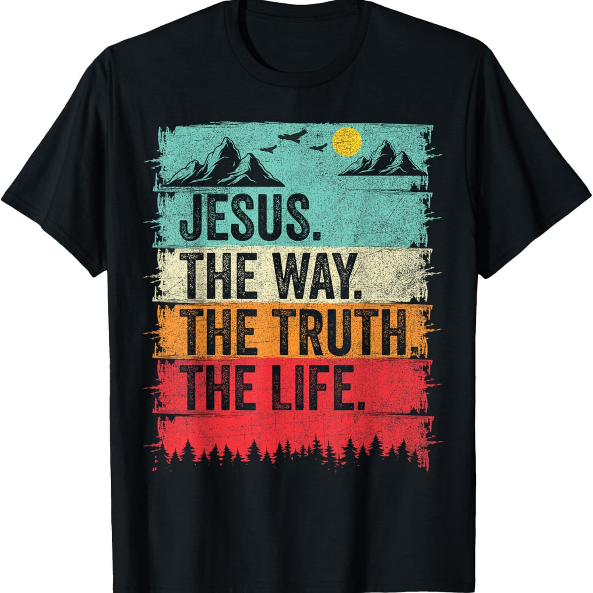 „Der Weg, die Wahrheit“ – christliches T-Shirt, Unisex-Glaubensshirt für Frauen, Männer und Kinder