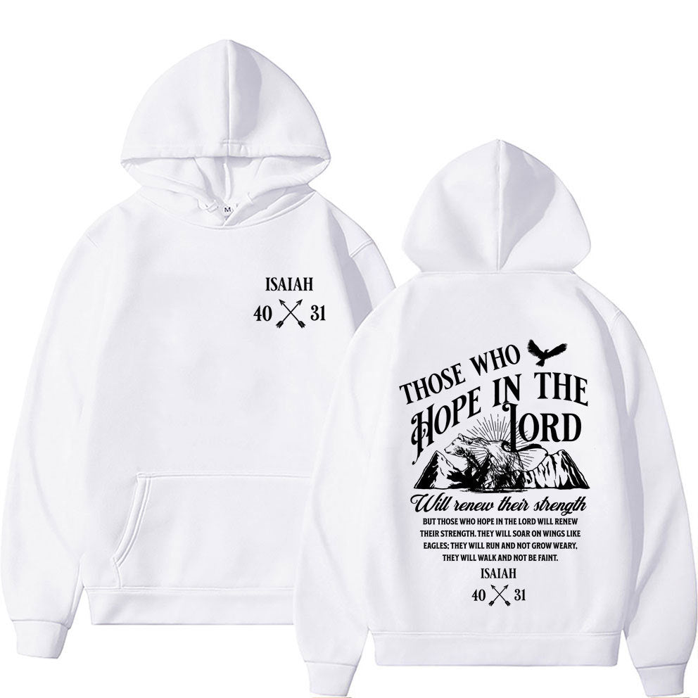 Christlicher Hoodie mit Jesus-Print – Unisex-Glaubens-Pullover für Damen & Herren