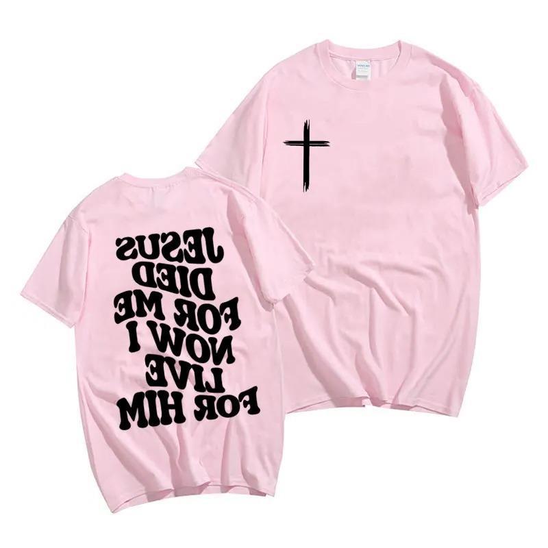 Christliches Herren-T-Shirt mit Grafik – Jesus- & Bibelvers-Print