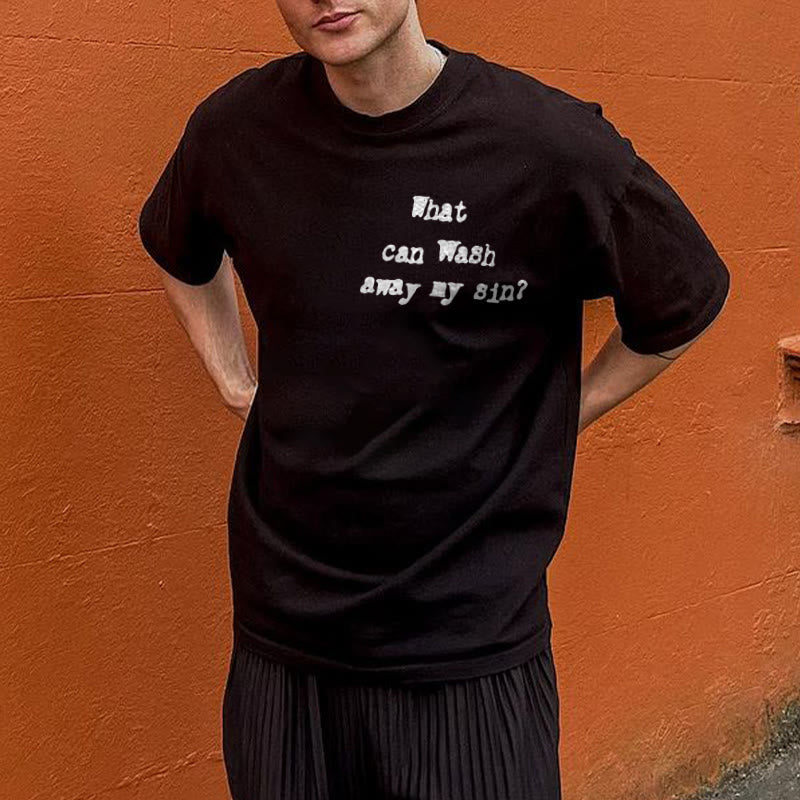 Camiseta «Nada más que la sangre de Jesús» – Camiseta de fe cristiana