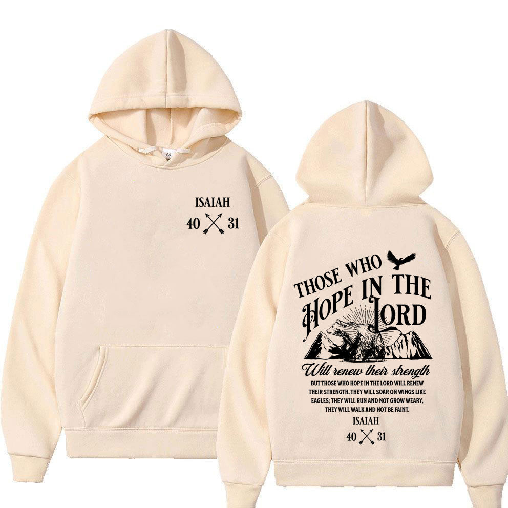Christlicher Hoodie mit Jesus-Print – Unisex-Glaubens-Pullover für Damen & Herren