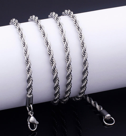 Men's Titanium Steel Cross Pendant Necklace