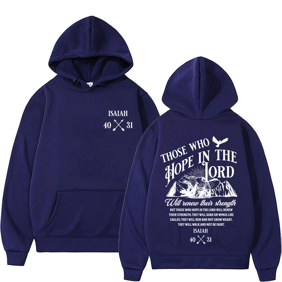 Christlicher Hoodie mit Jesus-Print – Unisex-Glaubens-Pullover für Damen & Herren
