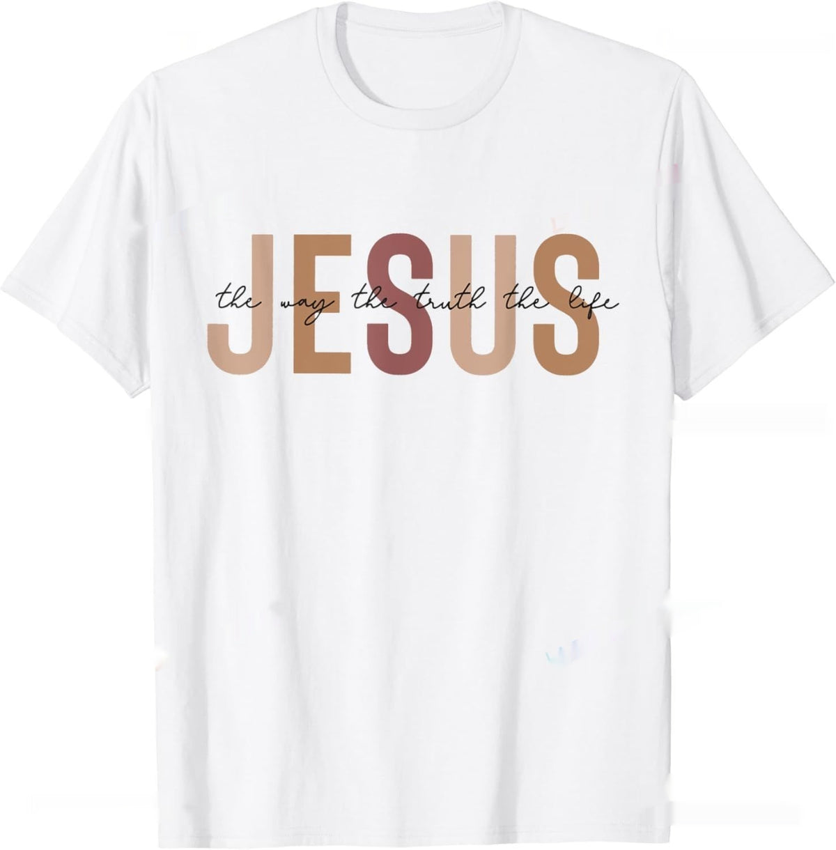 „Der Weg, die Wahrheit“ – christliches T-Shirt, Unisex-Glaubensshirt für Frauen, Männer und Kinder