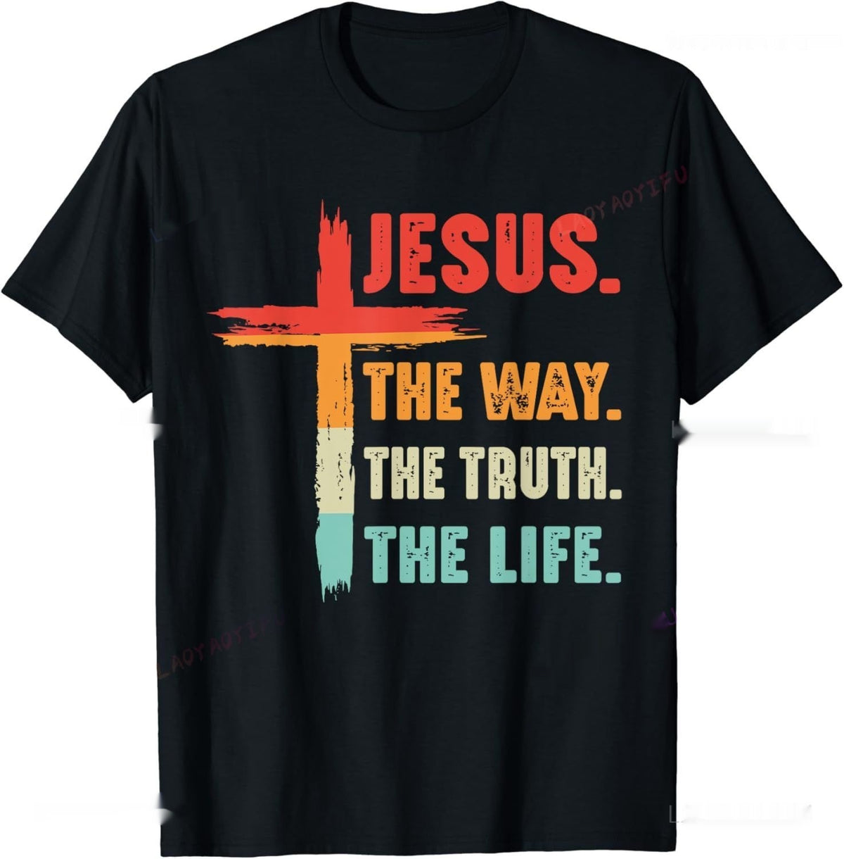 „Der Weg, die Wahrheit“ – christliches T-Shirt, Unisex-Glaubensshirt für Frauen, Männer und Kinder