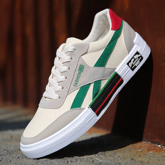 Atmungsaktive Slip-on-Canvas-Schuhe für Herren