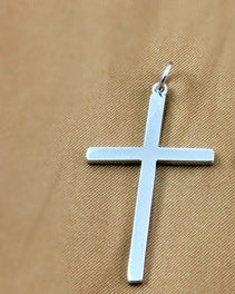 925 Sterling Silver Cross Pendant - Couple's Necklace