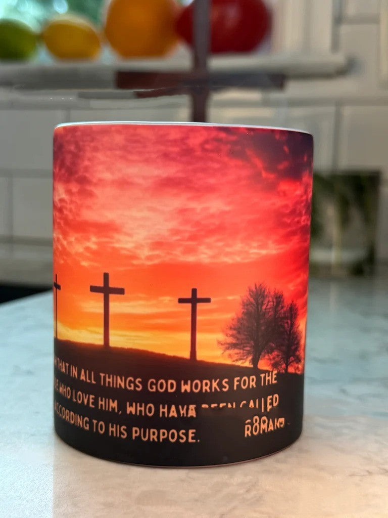 Scripture Verse Mug Coffee Cup Heat Change Color