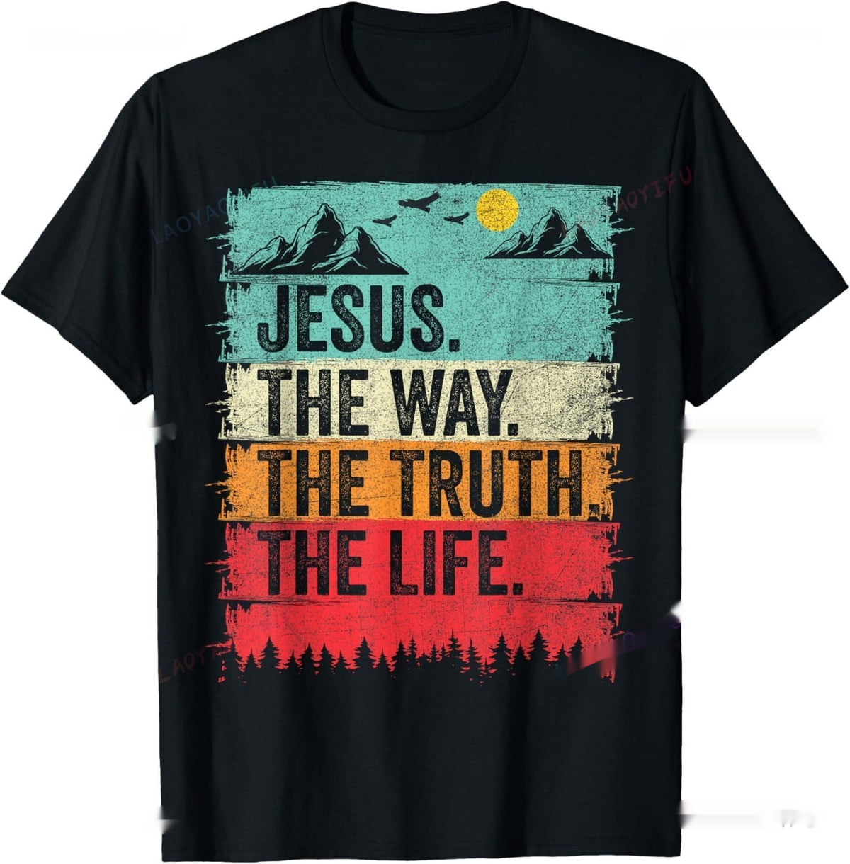 „Der Weg, die Wahrheit“ – christliches T-Shirt, Unisex-Glaubensshirt für Frauen, Männer und Kinder