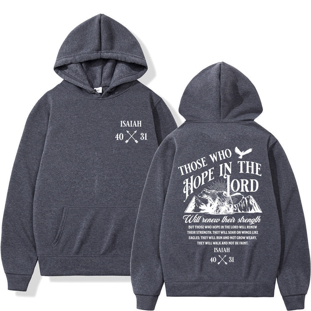 Christlicher Hoodie mit Jesus-Print – Unisex-Glaubens-Pullover für Damen & Herren