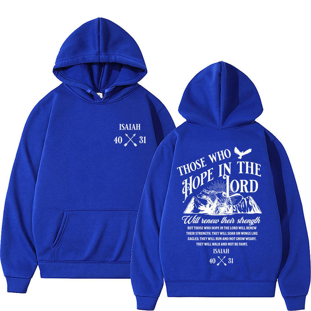 Christlicher Hoodie mit Jesus-Print – Unisex-Glaubens-Pullover für Damen & Herren