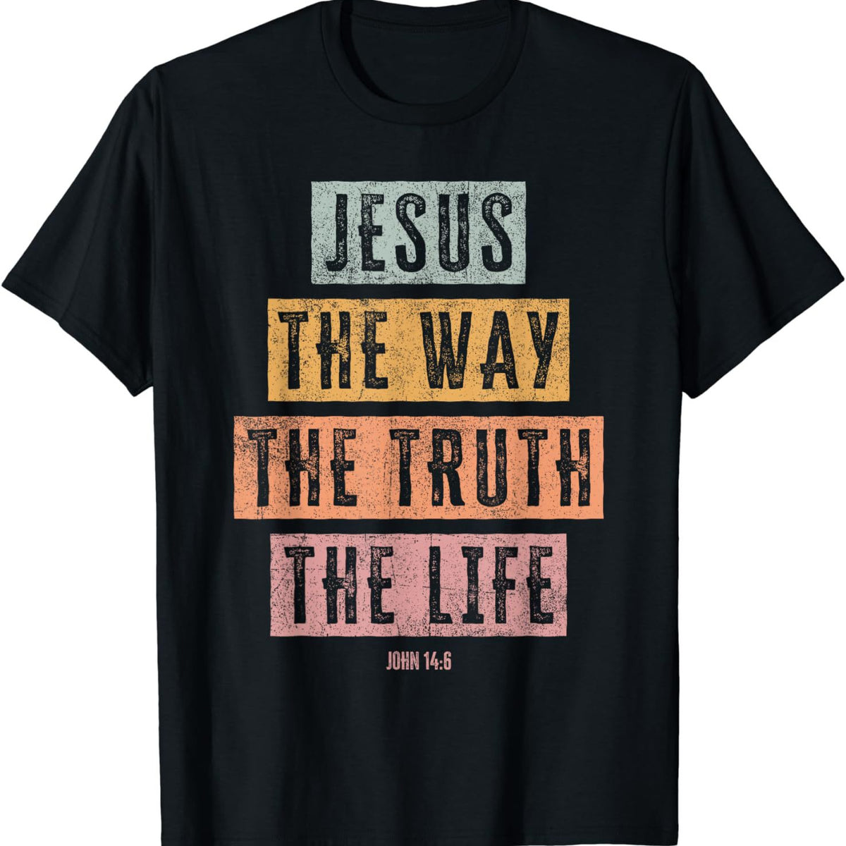 „Der Weg, die Wahrheit“ – christliches T-Shirt, Unisex-Glaubensshirt für Frauen, Männer und Kinder