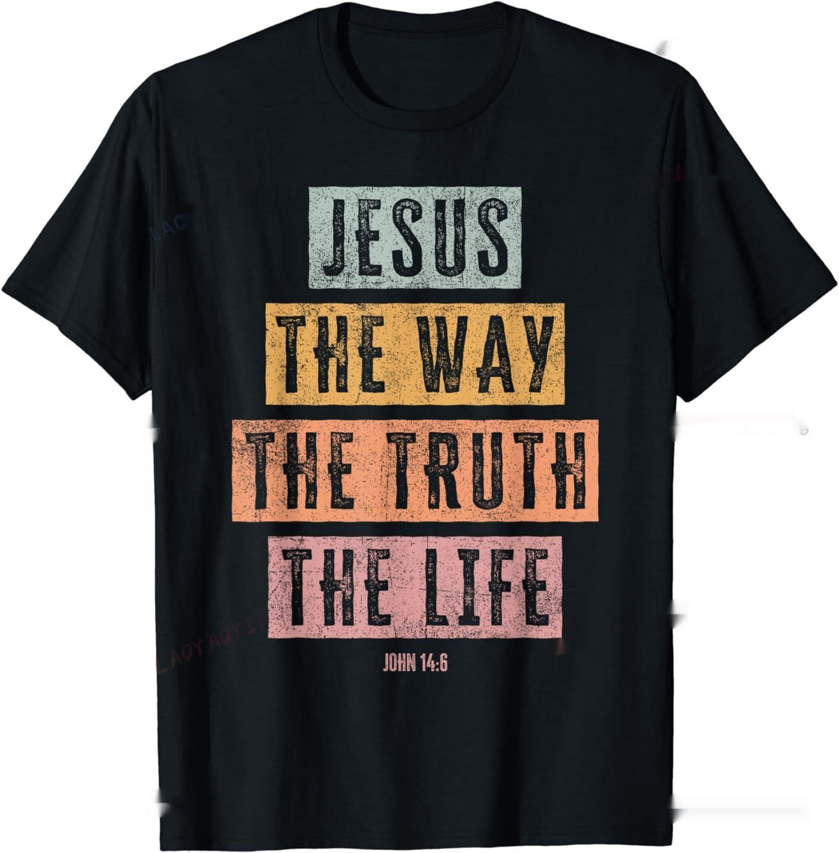 „Der Weg, die Wahrheit“ – christliches T-Shirt, Unisex-Glaubensshirt für Frauen, Männer und Kinder